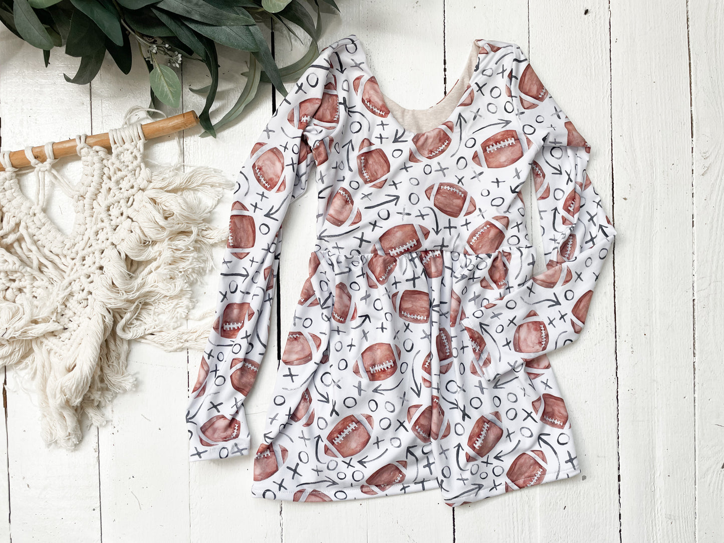 Peplum Top - Football Babe