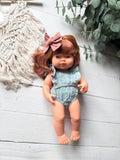 Kylie With Boho Outfit- Miniland Girl Doll - OOAK