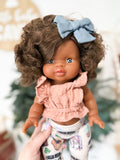 Charlie With Boho Outfit- Minikane Girl Doll - OOAK