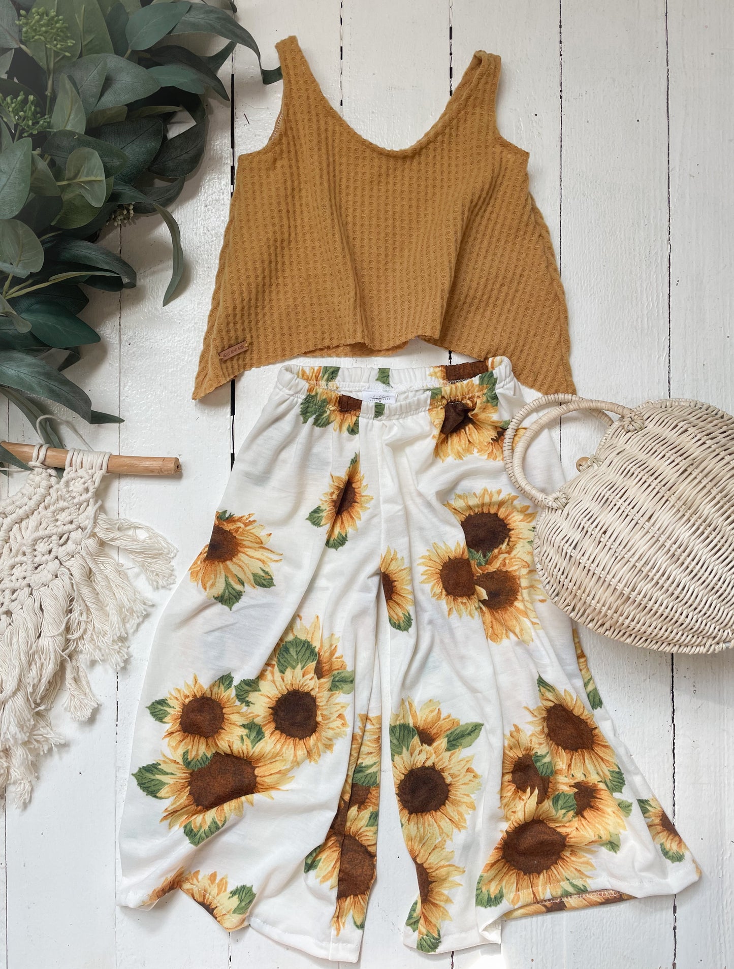 Palazzo Pants - Sunflower