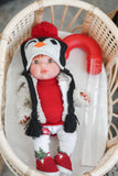 Jasper With Christmas Outfit- Mini Colettos Boy Doll - OOAK