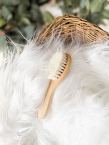 Goat Hair Doll Brush