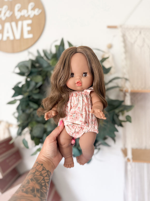 Leopoldine With Boho Outfit- Minikane Girl Doll - OOAK + 5 free surprise items