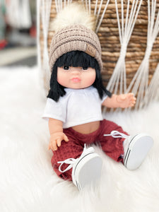 Jade With Boho Lounge Outfit- Minikane Girl Doll - OOAK