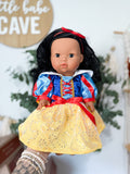 Aurora With Princess Inspired Outfit- Mini Colettos Girl Doll - OOAK