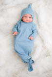 Blue Sleeper Set - MINIKANE NEWBORN DOLL