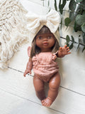 Salome With Bunny Outfit- Minikane Girl Doll - OOAK
