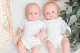 Onesie / Short Sleeve- MINIKANE NEWBORN DOLL