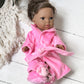 Pink Robe & Poodle Slipper Set- DOLL