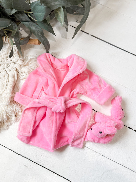 Pink Robe- Doll