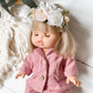 Dusty Rose Gauze Pajamas - Doll