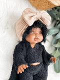 Sara With Sherpa Lounge Outfit- Mini Colettos Girl Doll - OOAK