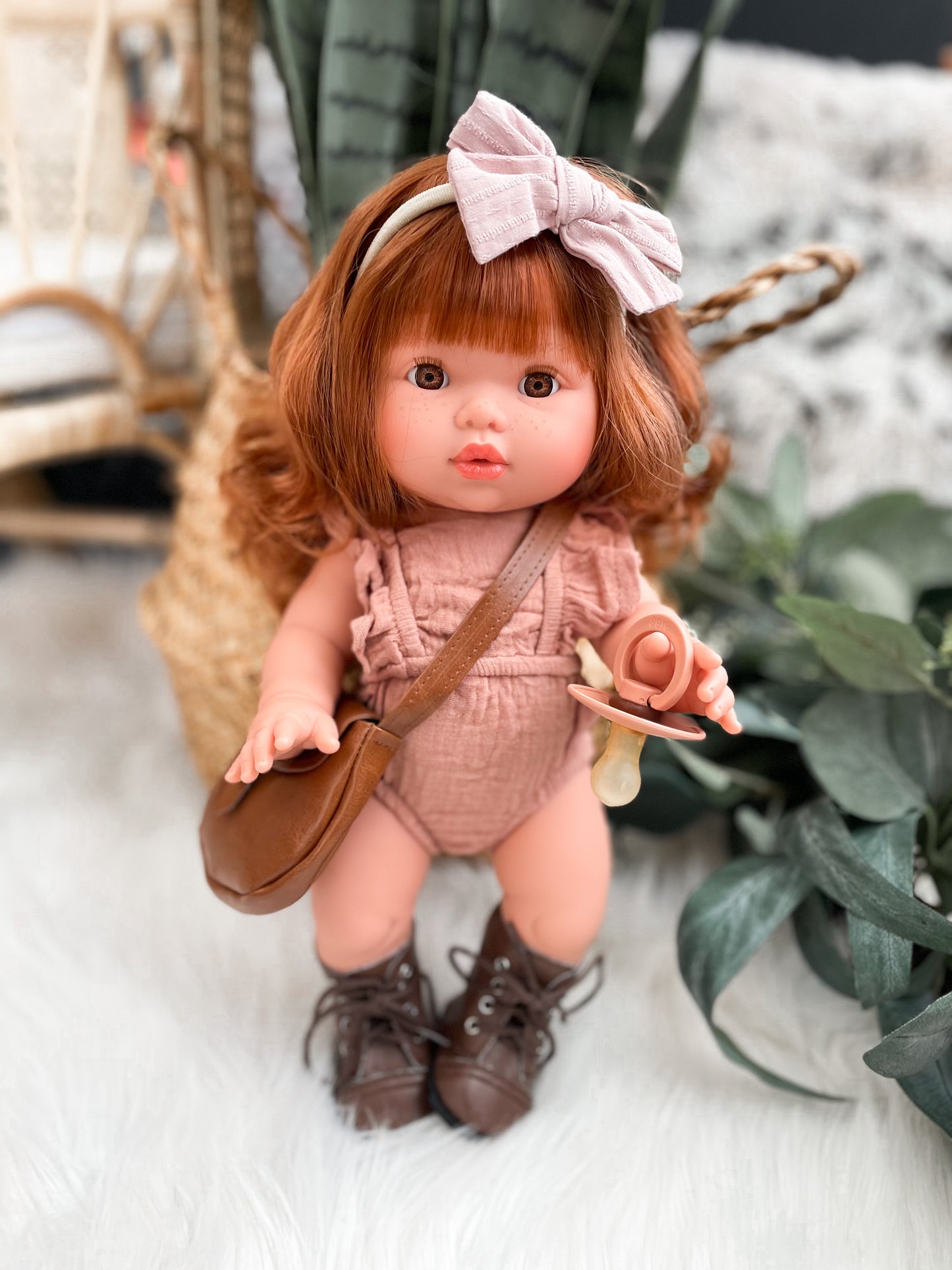 Sophia With Boho Outfit- Mini Colettos Girl Doll - OOAK
