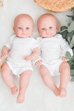 Onesie / Short Sleeve- MINIKANE NEWBORN DOLL