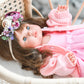 Aria With Pink Tutu Outfit- Mini Colettos Girl Doll - OOAK