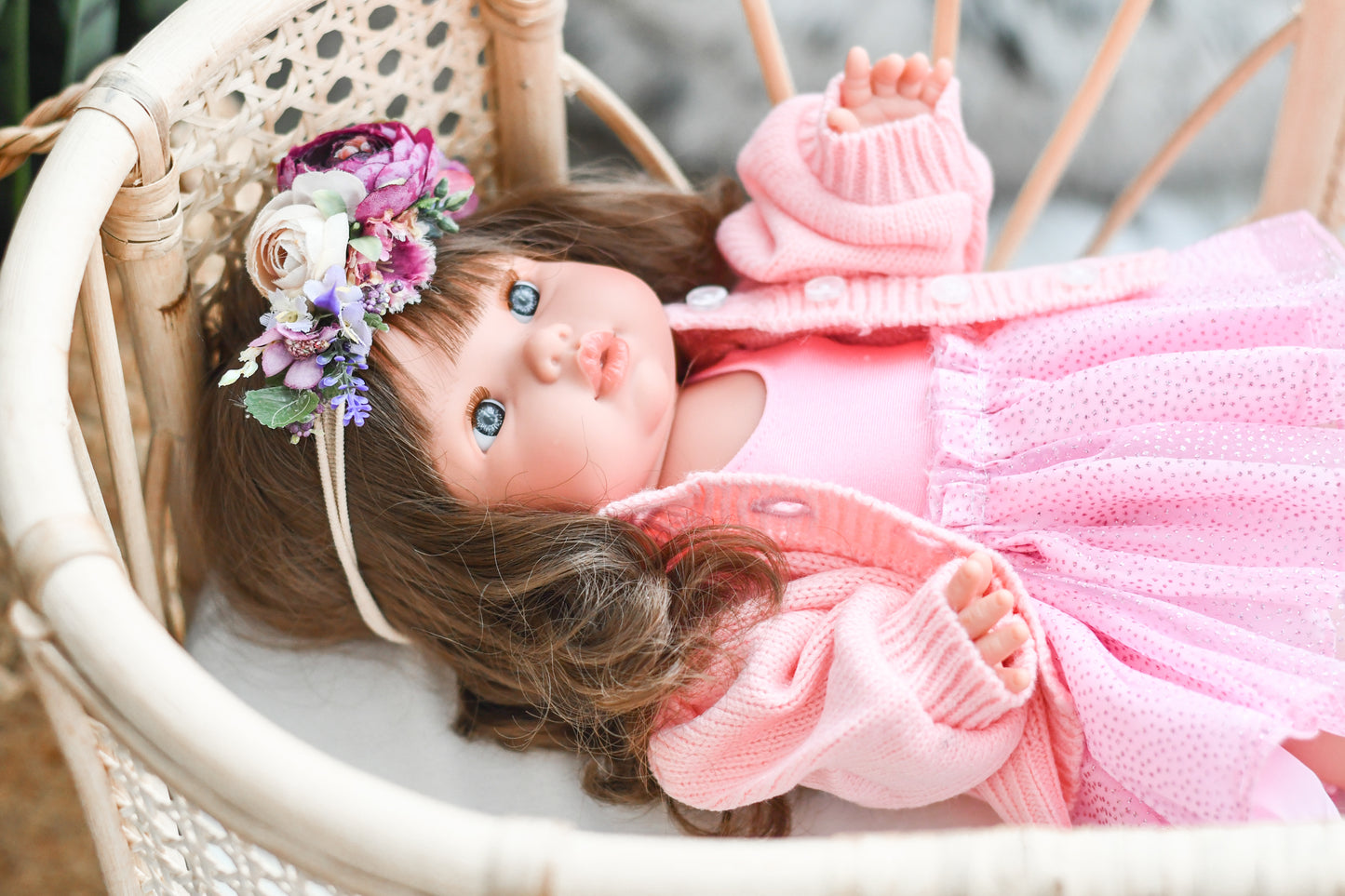 Aria With Pink Tutu Outfit- Mini Colettos Girl Doll - OOAK