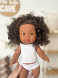 Zaara With Roller Skate Lounge Outfit- Mini Colettos Girl Doll - OOAK