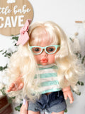 Sage With Boho Outfit- Mini Colettos Girl Doll - OOAK+ 5 FREE ITEMS!