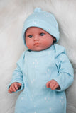 Blue Cross Sleeper Set - MINIKANE NEWBORN DOLL