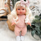 Sage With Spring Lounge Outfit- Mini Colettos Girl Doll - OOAK