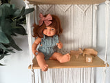 Kylie With Boho Outfit- Miniland Girl Doll - OOAK