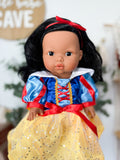 Aurora With Princess Inspired Outfit- Mini Colettos Girl Doll - OOAK