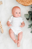 Onesie / Short Sleeve- MINIKANE NEWBORN DOLL