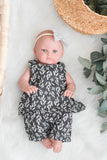 Charcoal Grey Romper Set - MINIKANE NEWBORN DOLL