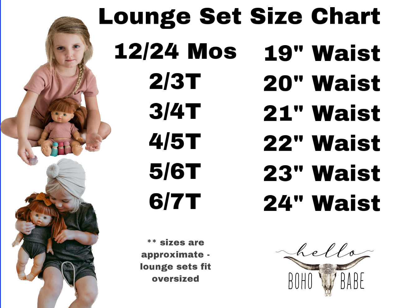 Heather Charcoal Lounge Dolly + Me Set