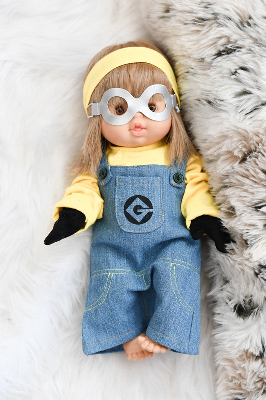 Minion Inspired Costume- Doll