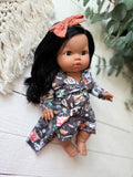 Aurora With Boho Inspired Outfit- Mini Colettos Girl Doll - OOAK