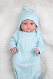 Blue Cross Sleeper Set - MINIKANE NEWBORN DOLL