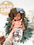 Charlie With Boho Outfit- Minikane Girl Doll - OOAK