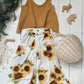 Palazzo Pants - Sunflower