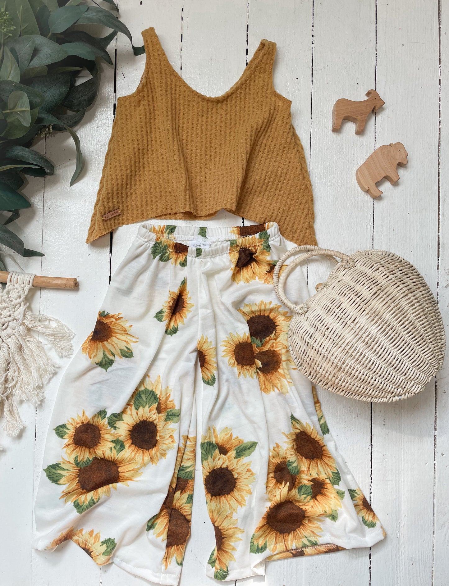 Palazzo Pants - Sunflower