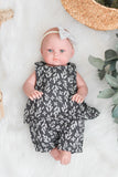 Charcoal Grey Romper Set - MINIKANE NEWBORN DOLL