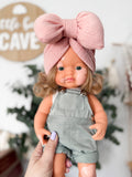Doll With Vitiligo - Boho Outfit- Miniland Girl Doll With Down Syndrome- OOAK