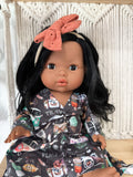 Aurora With Boho Inspired Outfit- Mini Colettos Girl Doll - OOAK