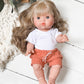 Beachy Tshirt & Gauze Shorts Set - DOLL