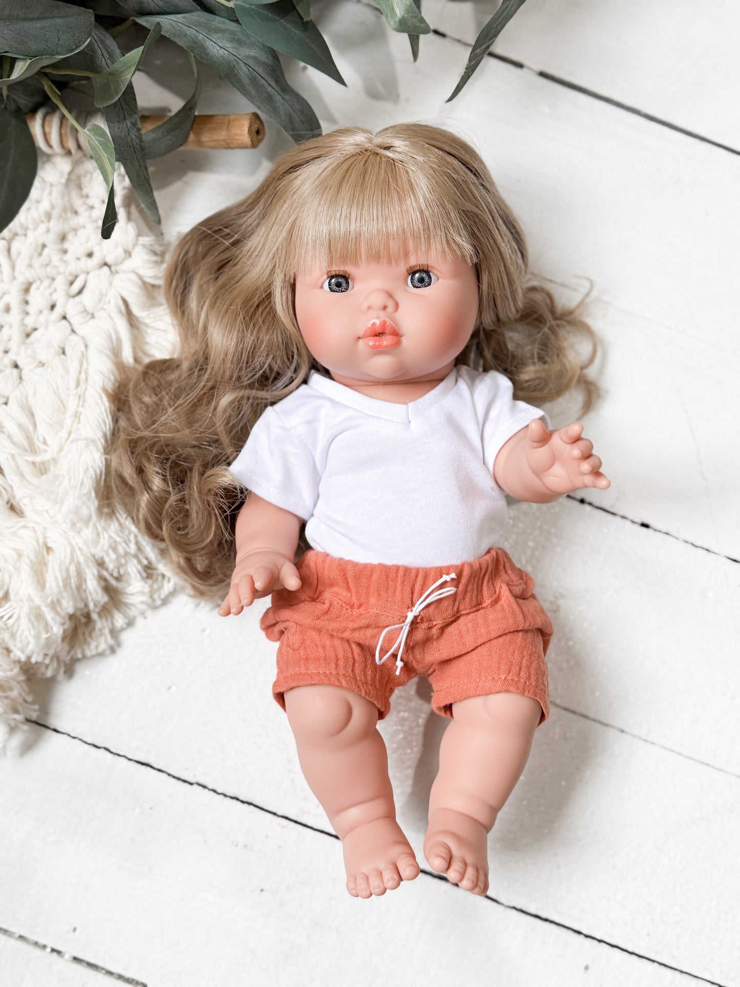 Beachy Tshirt & Gauze Shorts Set - DOLL