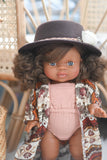 Charlie With Boho Outfit- Minikane Girl Doll - OOAK