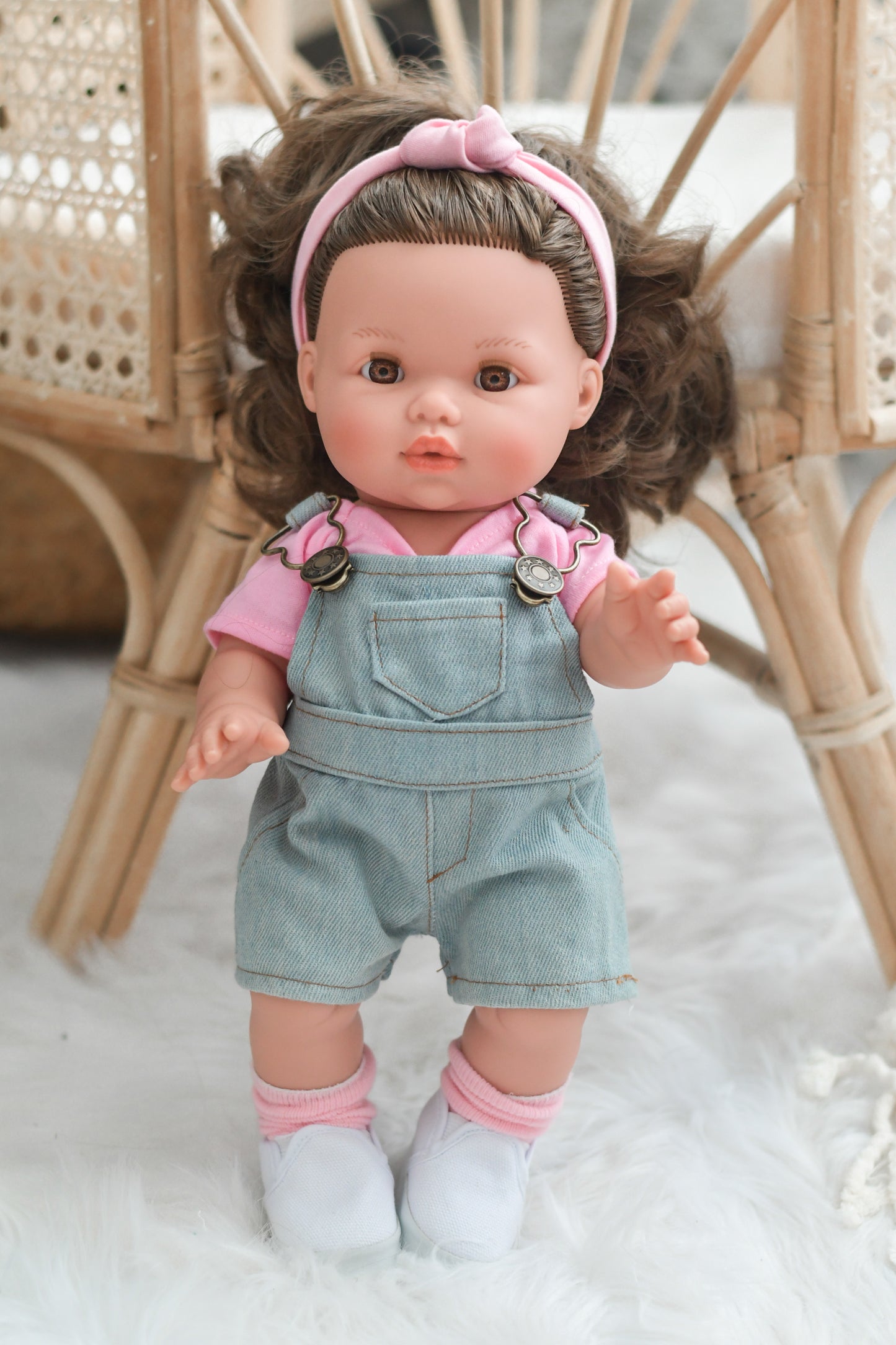 Alaska With Ms. Rachel Inspired Outfit- Mini Colettos Girl Doll - OOAK
