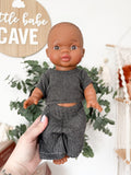 Trina With Poncho Outfit- Minikane Girl Doll - OOAK