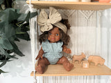 Charlie With Bunny Outfit- Minikane Girl Doll - OOAK
