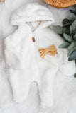 Ivory Sherpa Sleeper Set - MINIKANE NEWBORN DOLL