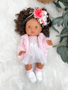 Zaara With Tutu Outfit- Mini Colettos Girl Doll - OOAK