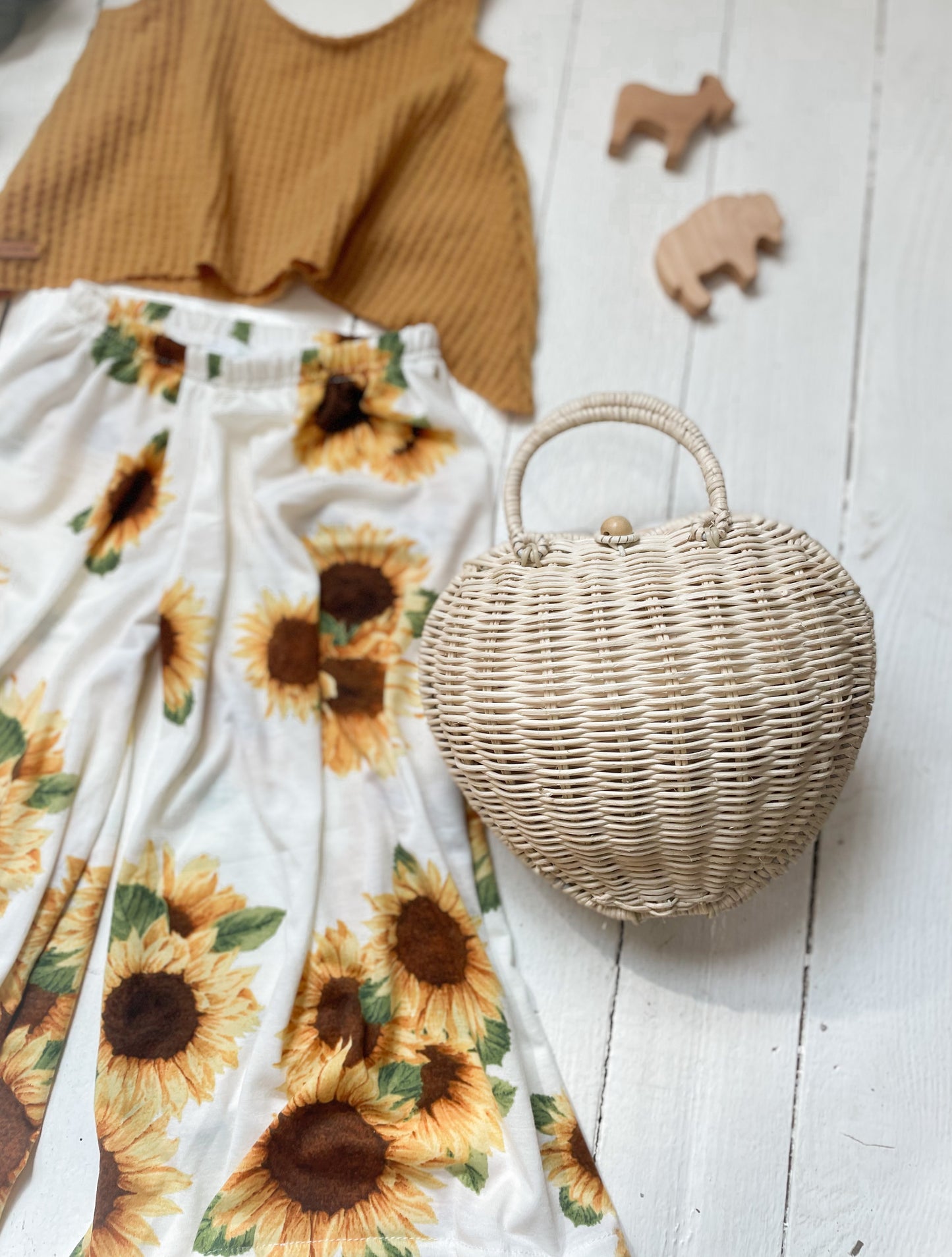 Palazzo Pants - Sunflower