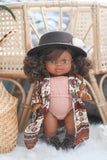 Charlie With Boho Outfit- Minikane Girl Doll - OOAK