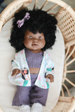 Sara With Mermaid Outfit- Mini Colettos Girl Doll - OOAK