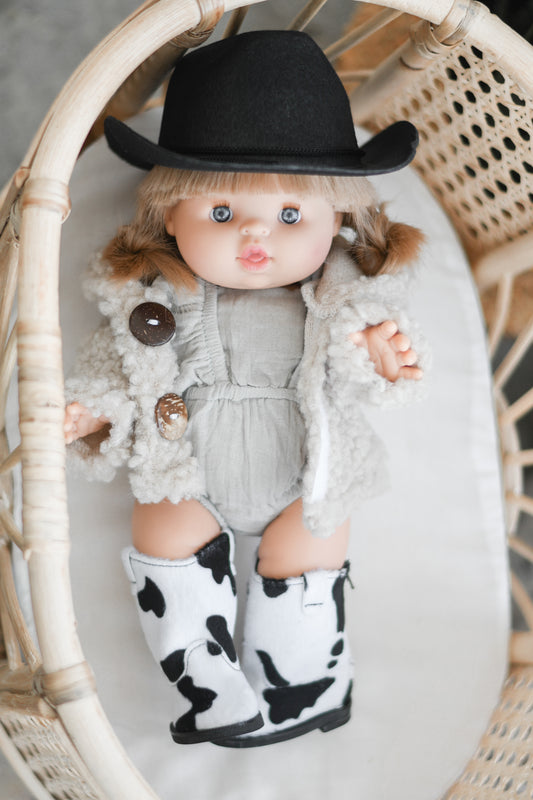 Yze With Boho Cowgirl Outfit- Minikane Girl Doll - OOAK